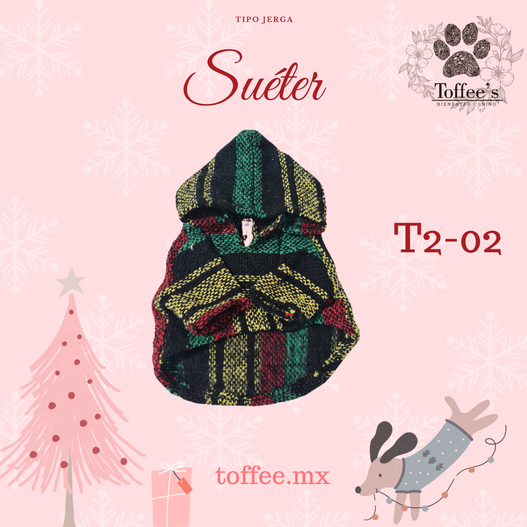 Suéter tipo jerga - Talla 2