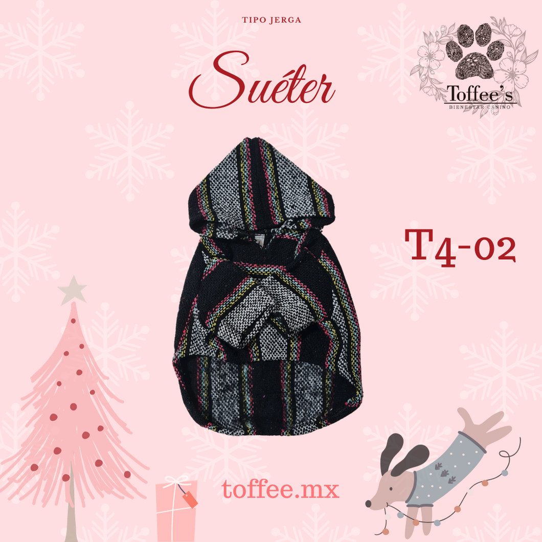 Suéter tipo jerga - Talla 4