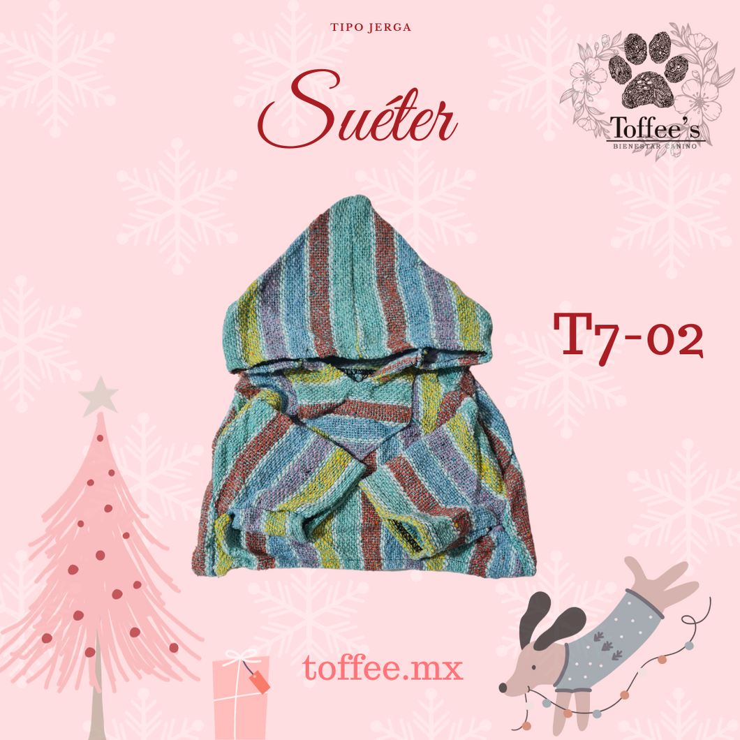 Suéter tipo jerga - Talla 7