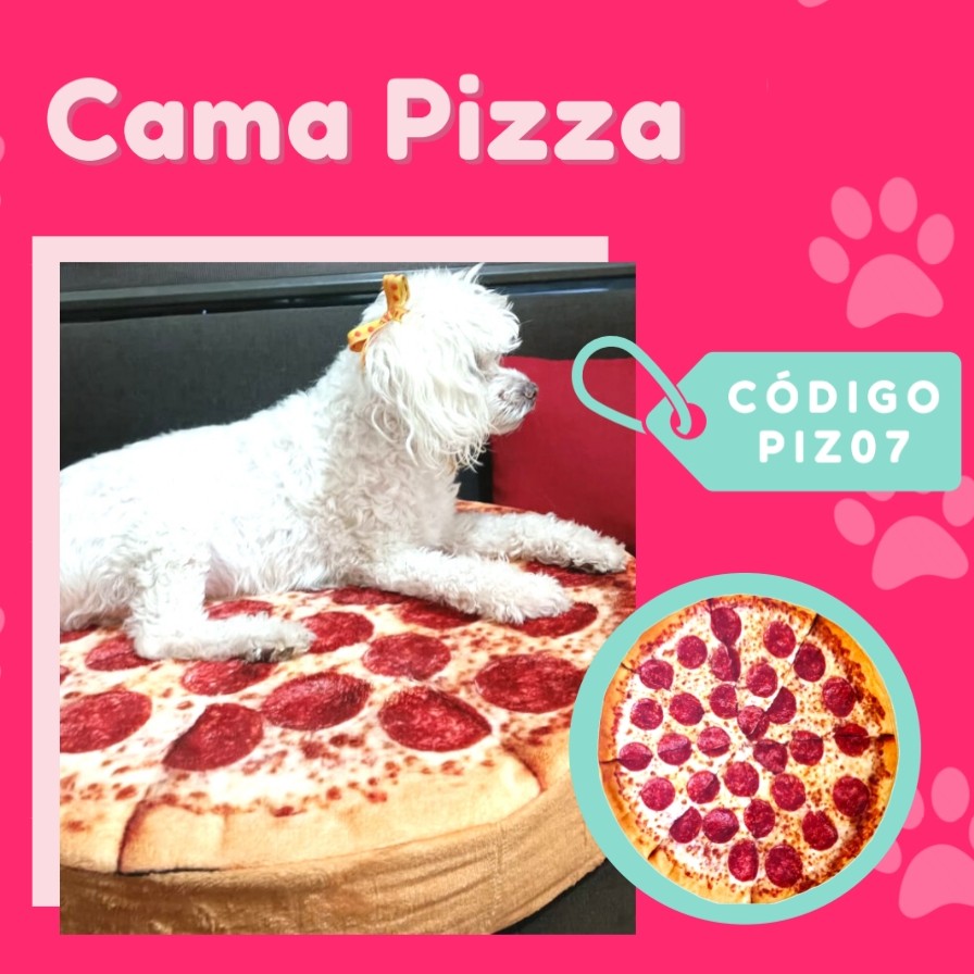 Cama mediana pizza